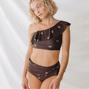 Albion palm tree print bikini